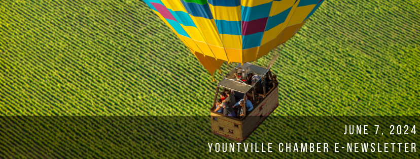 Yountville Chamber: June 7 Newsletter