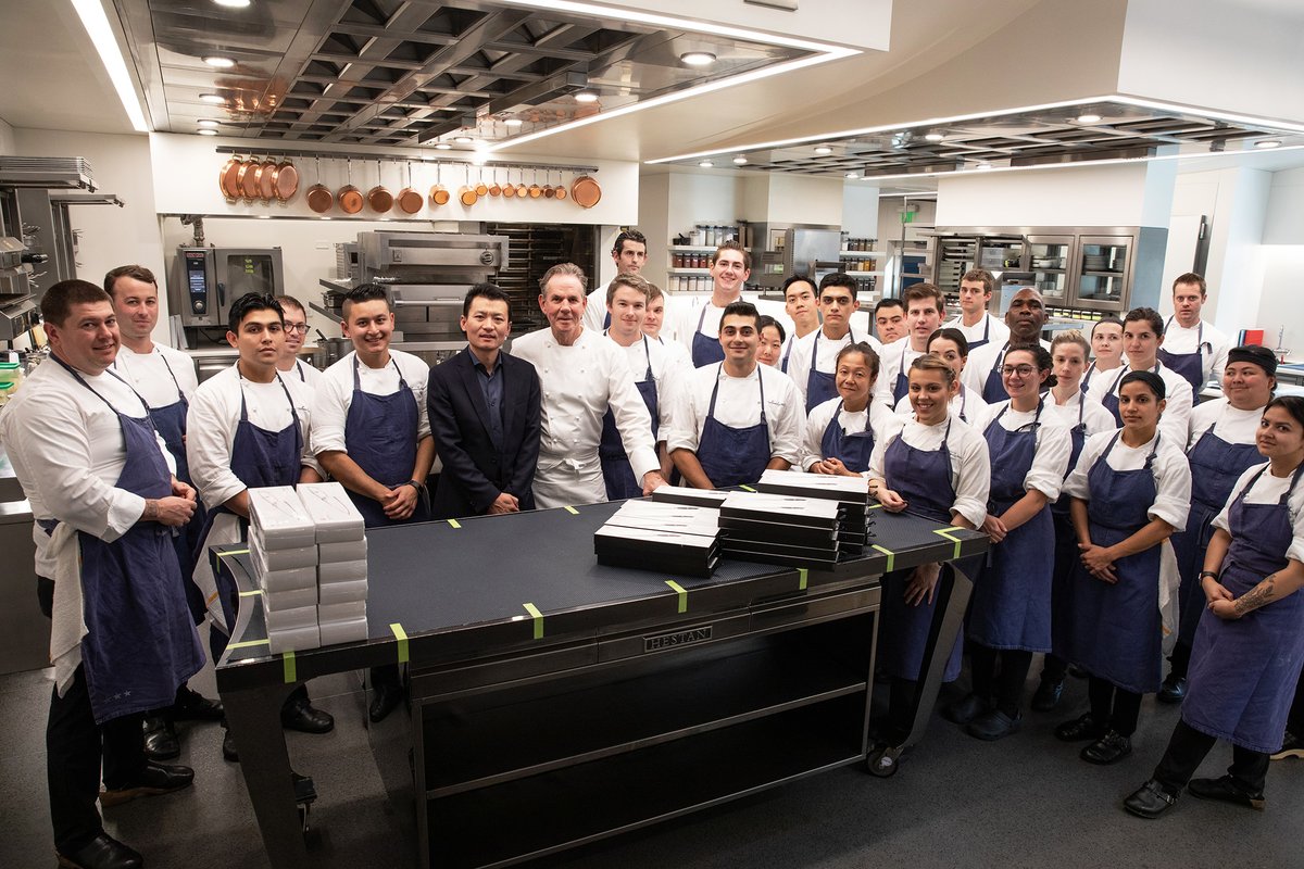 The French Laundry Staff in Kitchen