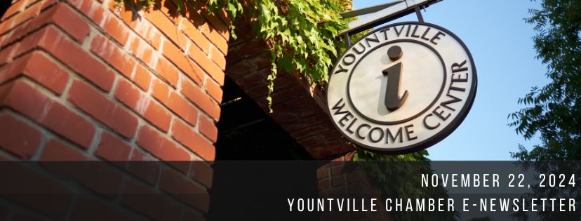 Yountville Chamber: November 22 Newsletter